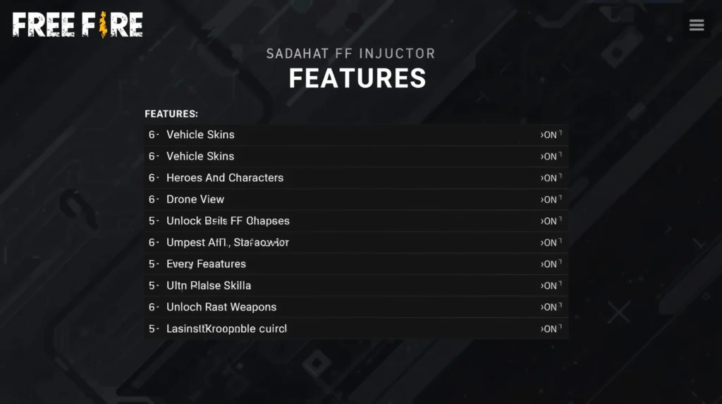 Sadahat FF Injector
